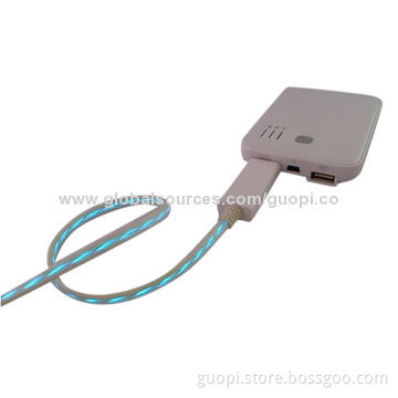 Light USB cable for iPhone 5